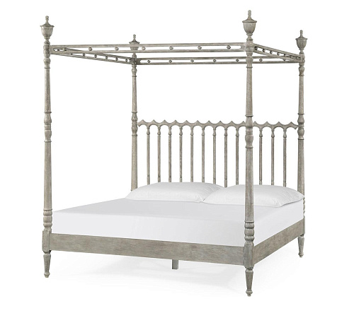 Двуспальная кровать Morris King Greyed Oak