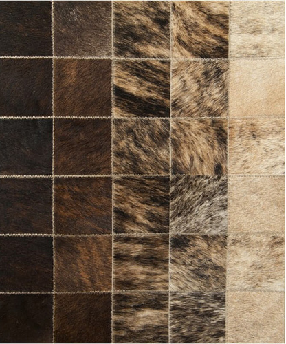 Ковер из коровьей шкуры Mosaic col.7