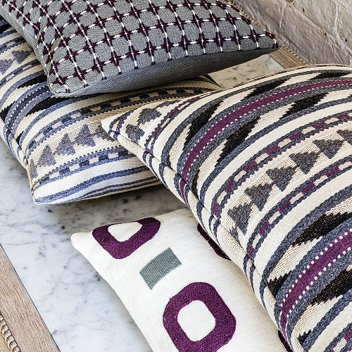 Maliana Aubergine 50 × 35 жастық