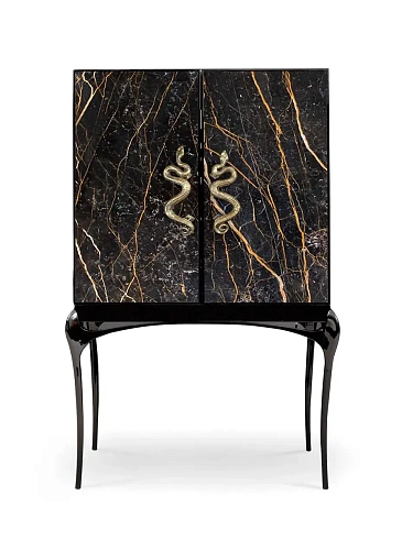 Барный шкаф из мрамора Port Laurent Nirvana