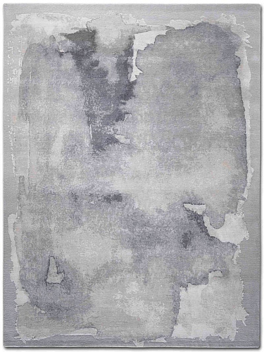 Роскошный ковер ручной работы Mono серого цвета