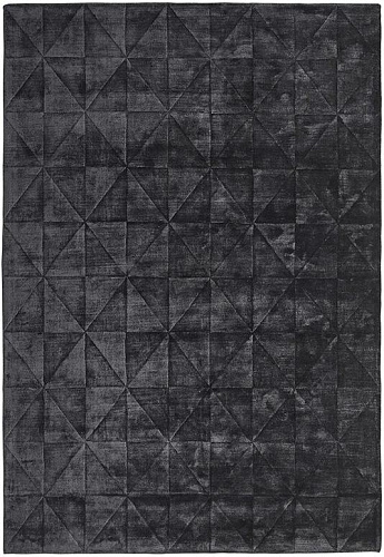 Ковер антрацитового цвета с треугольниками Triangles