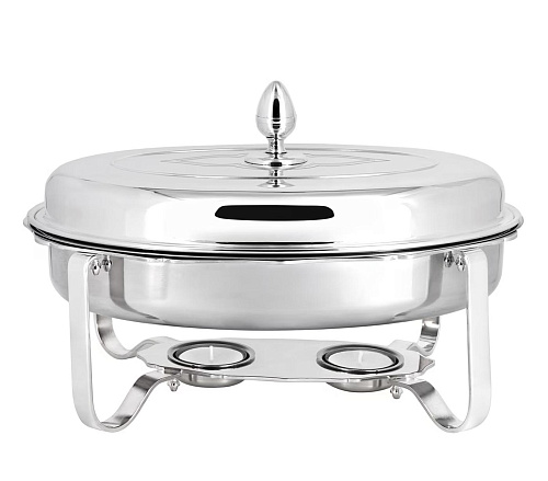 Посеребрённая овальная ёмкость для подогрева Oval Chafing Dish