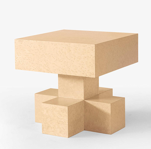 Современный деревянный приставной столик