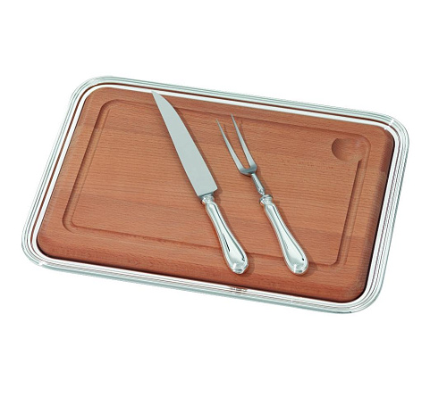 Набор для нарезки с подносом Silver Tray Carving Set