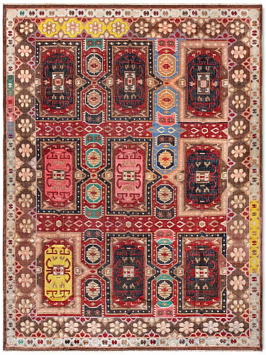 Сәнді қолмен жасалған кілем Flatweave