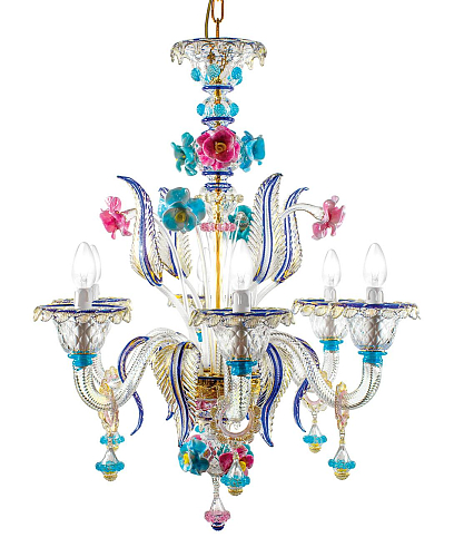 Люстра Murano многоцветная стеклянная