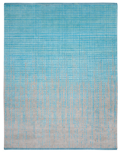 Аквамариновый ковер Grid Vendetta