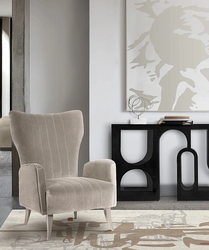 Глянцевая консоль черная Premium