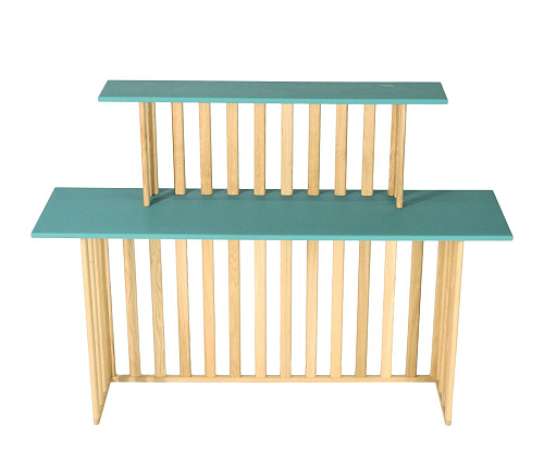 Зеленая многоуровневая консоль