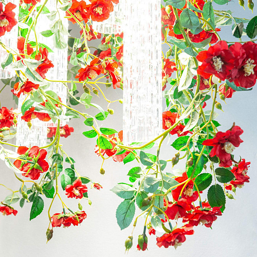 Red Roses төртбұрышты люстрасы