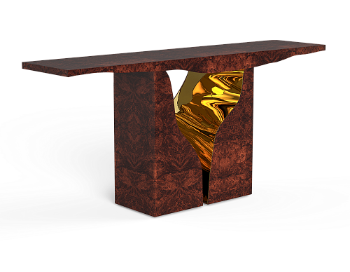 Консоль Fissure Walnut