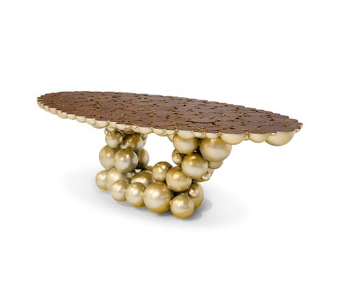 Обеденный стол Orbit Walnut Luxe