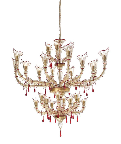 Murano алтын шандалы Rezzonico