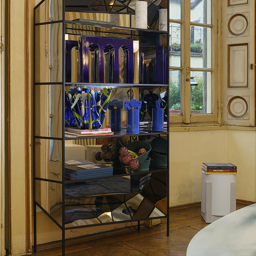 Ручная ваза цвета морской волны (тёмно-синяя)