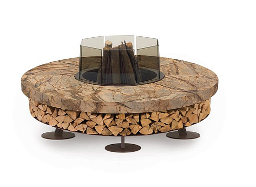 Уличная жаровня из мрамора Ercole