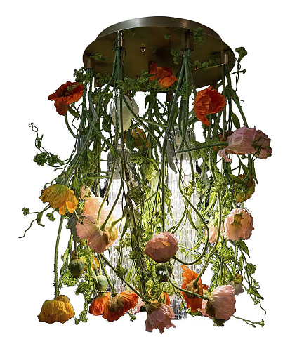 Poppy дөңгелек люстрасы
