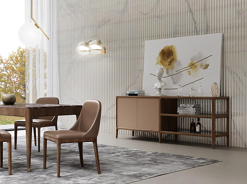 Буфет в коже Bellagio Luxe