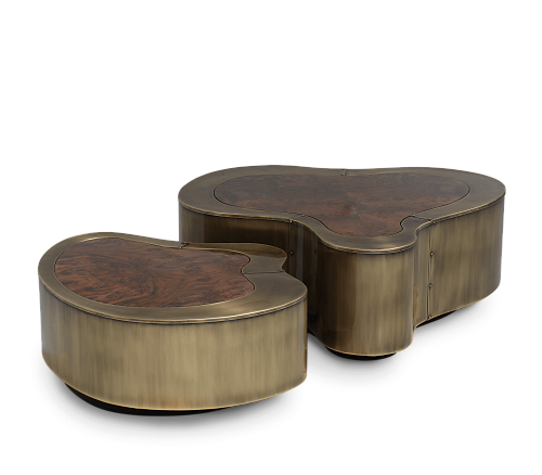Набор журнальных столов Crest Patina & Walnut