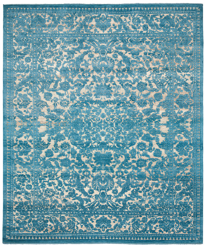 Ярко-синий ковер Mauro Angaa