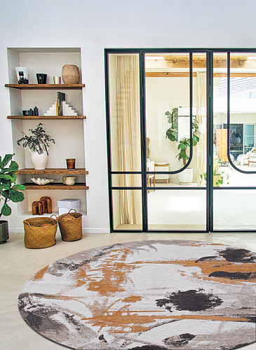 Круглый ковер Middle Of 9344