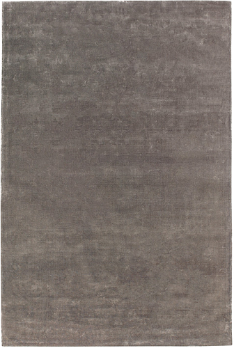 Ковер серого цвета однотонный Luxury