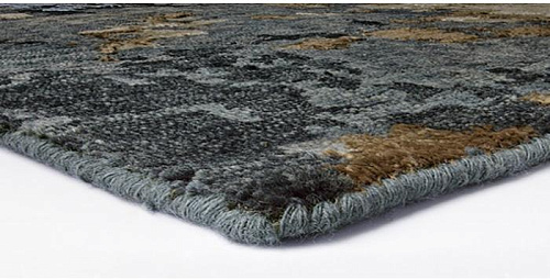 Ковер Abstract Charcoal Blue Gold