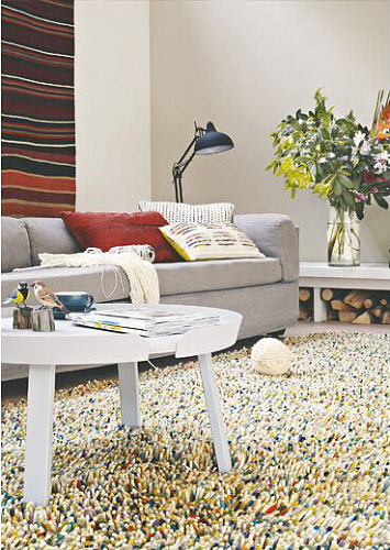 Ковер шерстяной мультиколор Rocks 70411