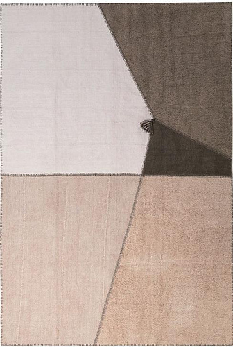 Ковер из конопли в стиле пэчворк Terre