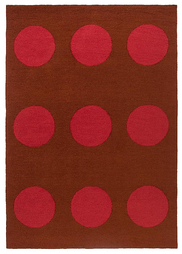 Ковер уличный Festival Dots Red