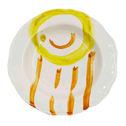 Тарелка керамическая ручной работы