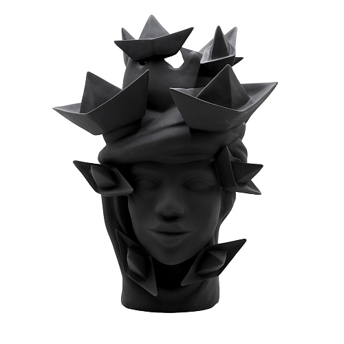 Скульптура темно-серая Moor's Head