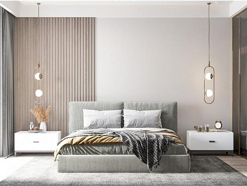 Ковер серого цвета, ручное ткачество