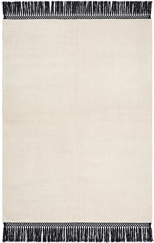 Ковер ручной работы Minimal Fringe Ivory