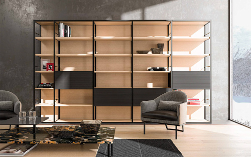 Модульный книжный шкаф