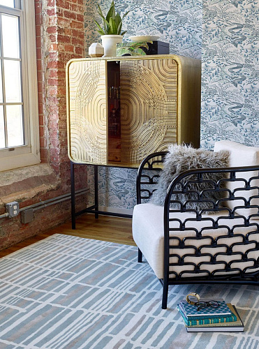 Ковер Tortoise Stripe Jade 39808