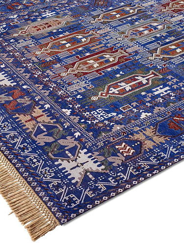 Роскошный ковер синего цвета Balouch