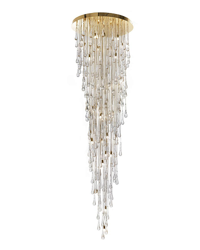 Murano тамшылы каскадты шандалы