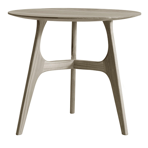 Журнальный стол Converso из массива грецкого ореха серого цвета