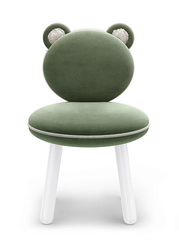 Детский стул Fluffy Bear Green