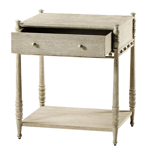 Morris Greyed Oak төсек жанындағы үстел