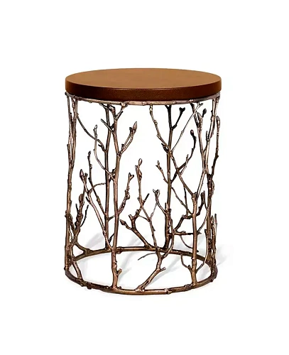 Приставной стол из искусственной кожи Elowen