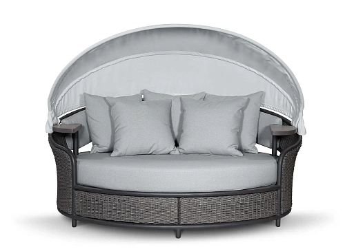 Кровать Crown серо-коричневая