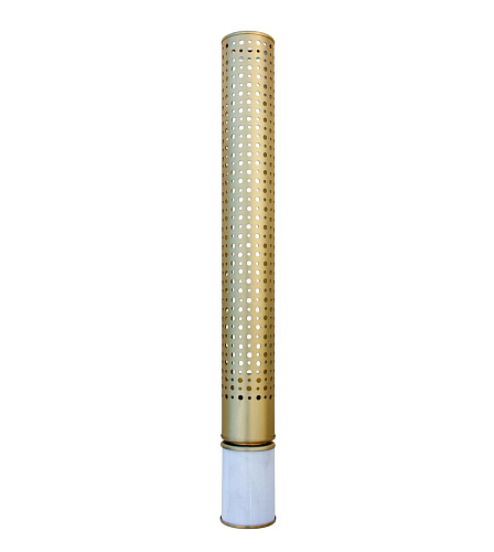 Настенное бра из латуни и мрамора Brass Cylinder