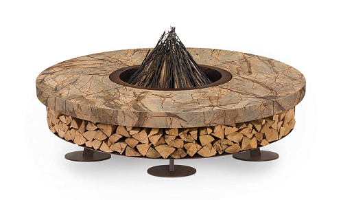 Уличная жаровня из мрамора Ercole