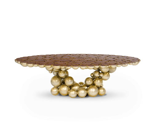 Обеденный стол Orbit Walnut Luxe