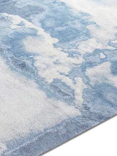 Сәнді ашық көк түсті кілем Clouds