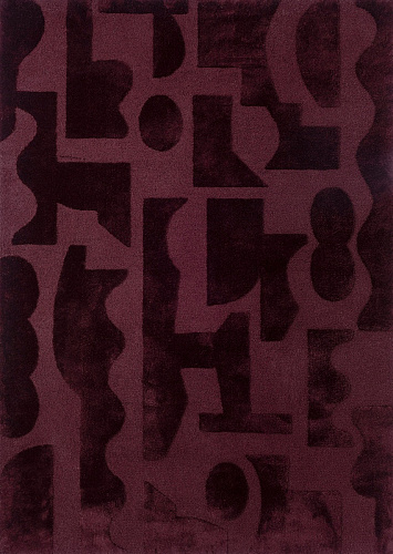Ковер бордовый Mural Modest 121100