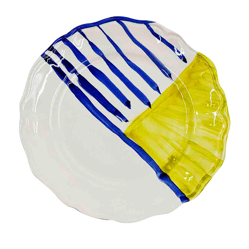 Тарелка керамическая ручной работы