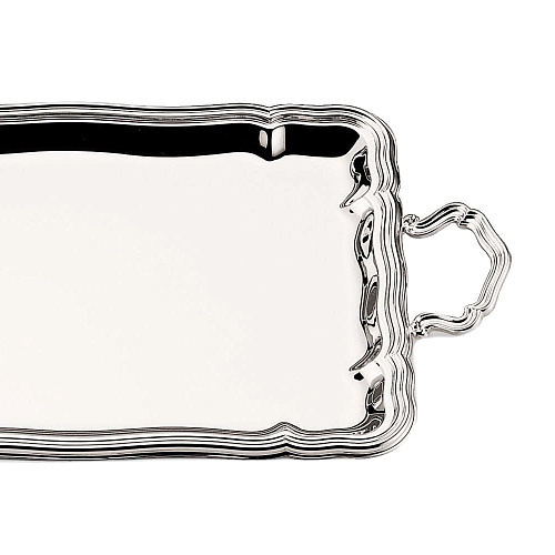 Серебряное блюдо с ручками ‘700